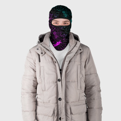 Балаклава 3D League Of Legends - Arcane неон логотипы - фото 2