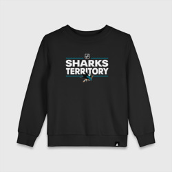 Детский свитшот хлопок Sharks territory Сан-Хосе Шаркс