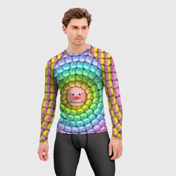 Мужской рашгард 3D Psychedelic Lalafanfan - фото 2