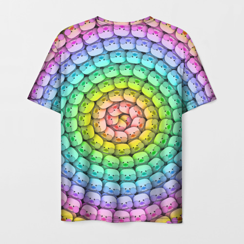Мужская футболка 3D Psychedelic Lalafanfan, цвет 3D печать - фото 2