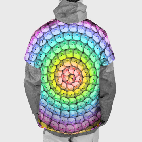 Накидка на куртку 3D Psychedelic Lalafanfan, цвет 3D печать - фото 2