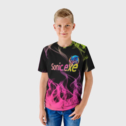 Детская футболка 3D Sonic Exe Супер бомба - фото 2