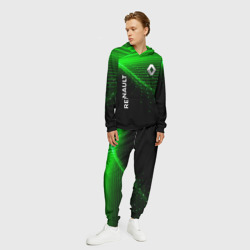 Мужской костюм с толстовкой 3D Renault green - фото 2