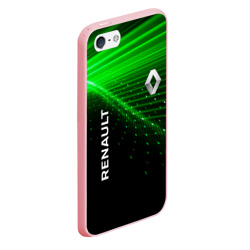 Чехол для iPhone 5/5S матовый Renault green - фото 2