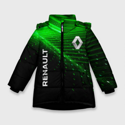 Зимняя куртка для девочек 3D Renault green