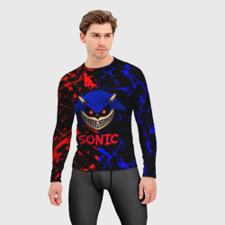 Мужской рашгард 3D Sonic EXE Dark sonic - фото 2