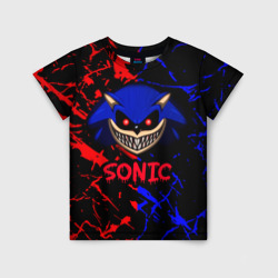 Детская футболка 3D Sonic EXE Dark sonic