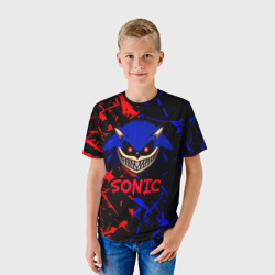 Детская футболка 3D Sonic EXE Dark sonic - фото 2