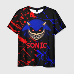 Мужская футболка 3D Sonic EXE Dark sonic