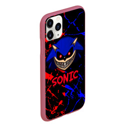 Чехол для iPhone 11 Pro Max матовый Sonic EXE Dark sonic - фото 2