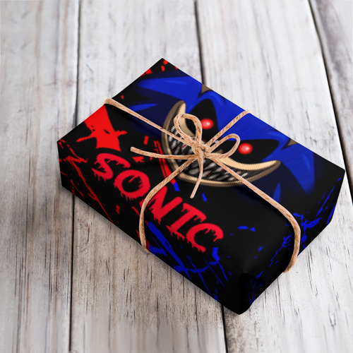 Бумага для упаковки 3D Sonic EXE Dark sonic - фото 4