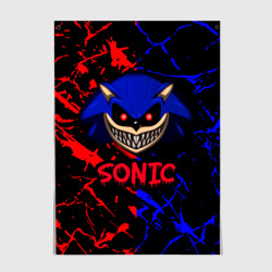 Постер Sonic EXE Dark sonic
