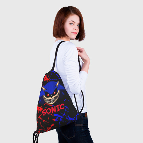 Рюкзак-мешок 3D Sonic EXE Dark sonic - фото 5