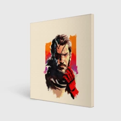 Холст квадратный Босс с повязкой