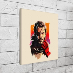 Холст квадратный Босс с повязкой - фото 2