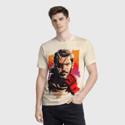 Мужская футболка 3D Босс с повязкой - фото 2