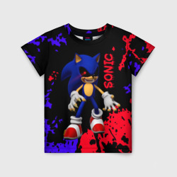 Детская футболка 3D Соник екзе Sonic exe