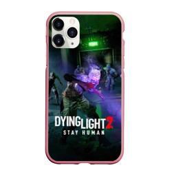 Чехол для iPhone 11 Pro Max матовый Dying Light: Stay Human - логово зомби