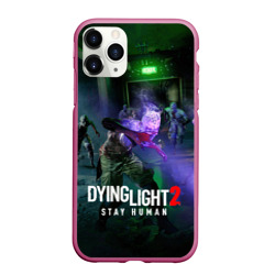 Чехол для iPhone 11 Pro Max матовый Dying Light: Stay Human - логово зомби