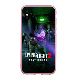 Чехол для iPhone XS Max матовый Dying Light: Stay Human - логово зомби