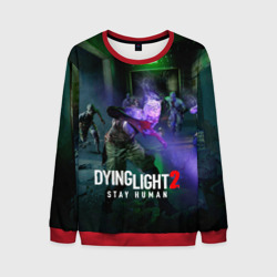 Мужской свитшот 3D Dying Light: Stay Human - логово зомби