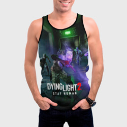Мужская майка 3D Dying Light: Stay Human - логово зомби - фото 2