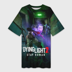 Платье-футболка 3D Dying Light: Stay Human - логово зомби