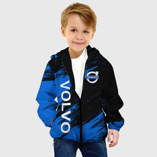 Детская куртка 3D Вольво, Volvo Черно синий, цвет черный - фото 3