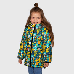 Зимняя куртка для девочек 3D Трейдер Криптовалют - фото 2