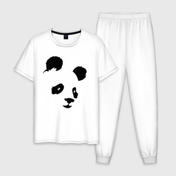 Мужская пижама хлопок Прикольная милая панда