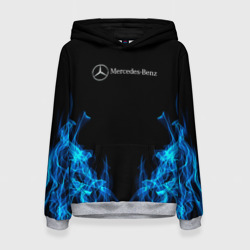 Женская толстовка 3D Mercedes-Benz Fire