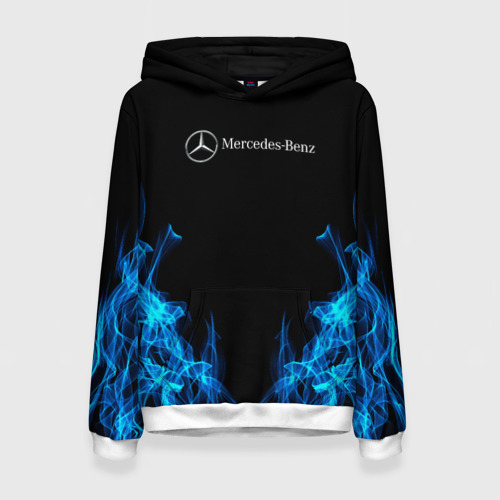 Женская толстовка 3D Mercedes-Benz Fire, цвет 3D печать