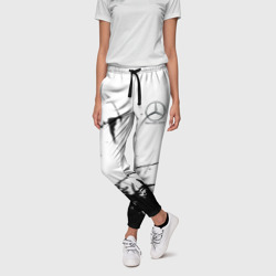 Женские брюки 3D Mercedes текстура - фото 2