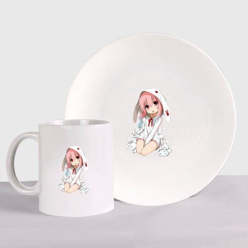 Набор: тарелка + кружка Furry anime