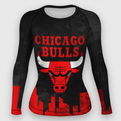 Женский рашгард 3D Chicago Bulls, Чикаго Буллз Город