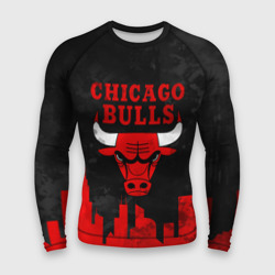 Мужской рашгард 3D Chicago Bulls, Чикаго Буллз Город