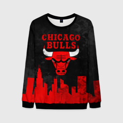 Мужской свитшот 3D Chicago Bulls, Чикаго Буллз Город