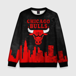 Детский свитшот 3D Chicago Bulls, Чикаго Буллз Город