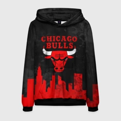 Мужская толстовка 3D Chicago Bulls, Чикаго Буллз Город