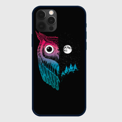 Чехол для iPhone 12 Pro Max Ночная сова Градиент