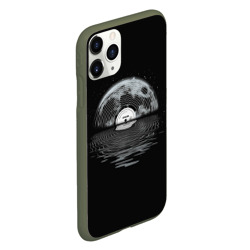 Чехол для iPhone 11 Pro матовый Лунная пластинка винила - фото 2