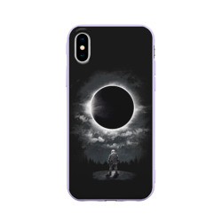 Чехол для iPhone X матовый Затмение | Eclipse