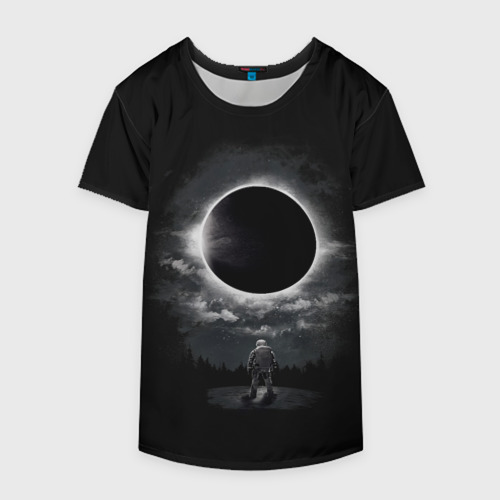 Накидка на куртку 3D Затмение - eclipse, цвет 3D печать - фото 4