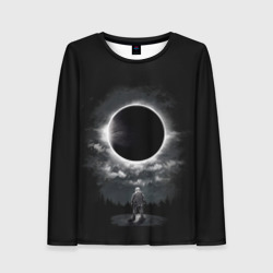 Женский лонгслив 3D Затмение - eclipse