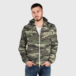 Мужская ветровка 3D Камуфляж яжебать - фото 2