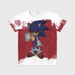 Детская футболка 3D Sonic Exe!