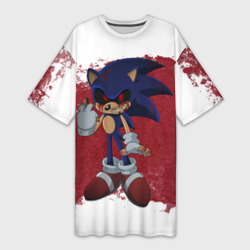 Платье-футболка 3D Sonic Exe!