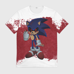 Мужская футболка 3D Sonic Exe!
