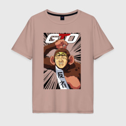 Мужская футболка хлопок Oversize Onizuka gorilla