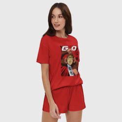 Женская пижама с шортиками хлопок Onizuka gorilla - фото 2